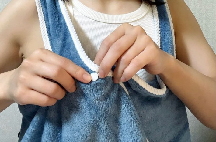 ダイソー　湯上りタオル