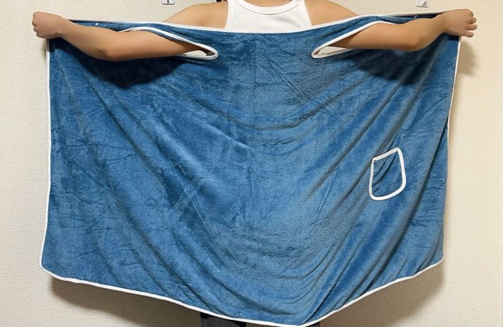 ダイソー　湯上りタオル