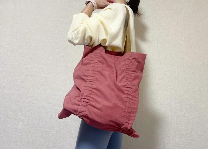 肩掛けしたところ