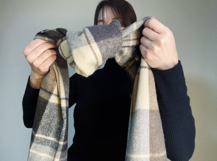 小顔効果を狙う巻き方