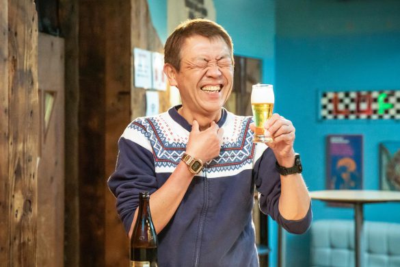 インタビュー前の「気道確保」