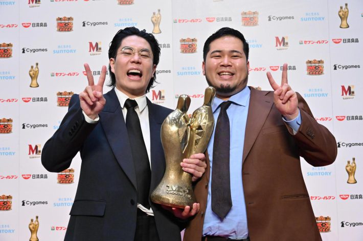 令和ロマン２連覇優勝会見©M-1グランプリ事務局