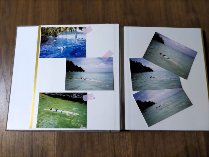 ベストアルバムのレイアウト決め