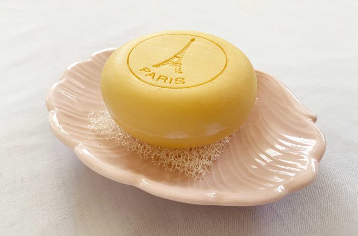 石けんをのせるとこんな感じ