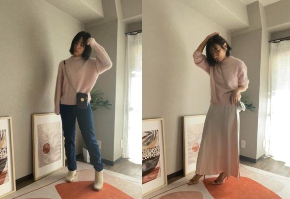 イオンのニットコーデ