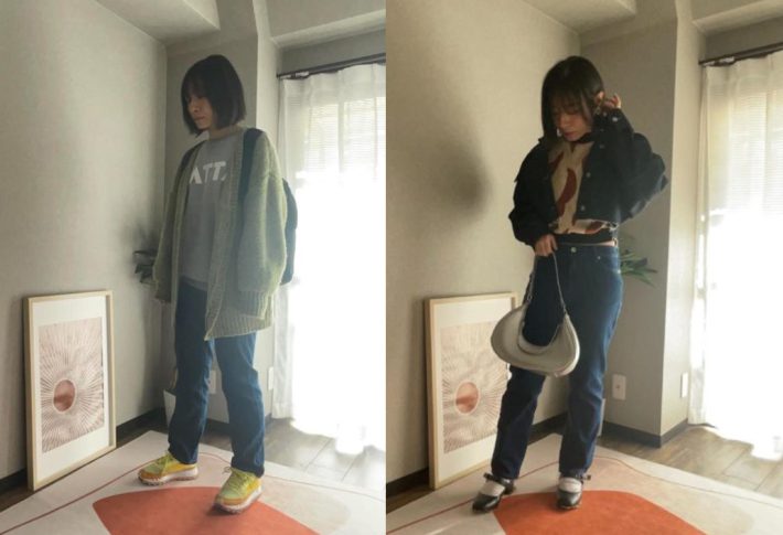 イオンのデニムコーデ