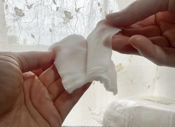 はがして使えるコットン