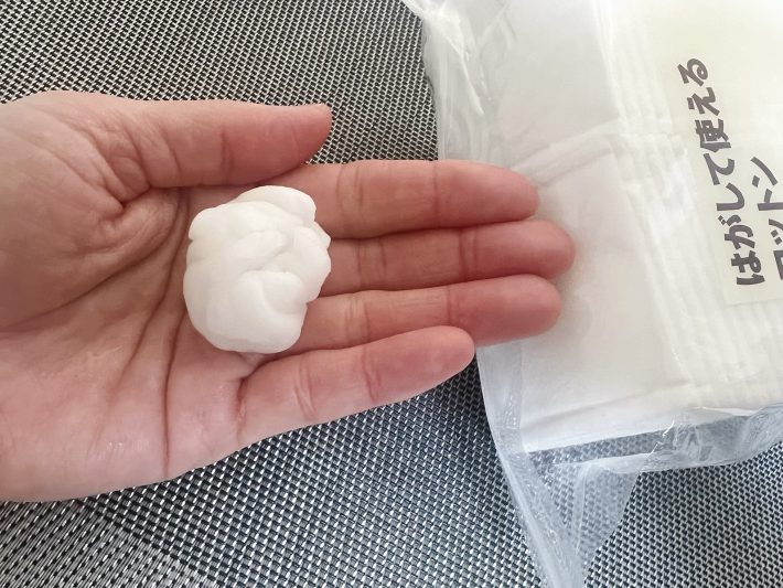 はがして使えるコットン