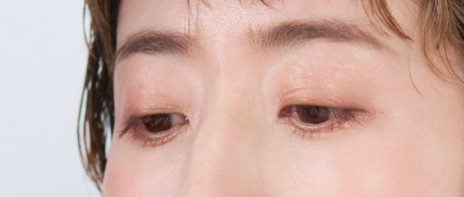 アイメイク完成部分