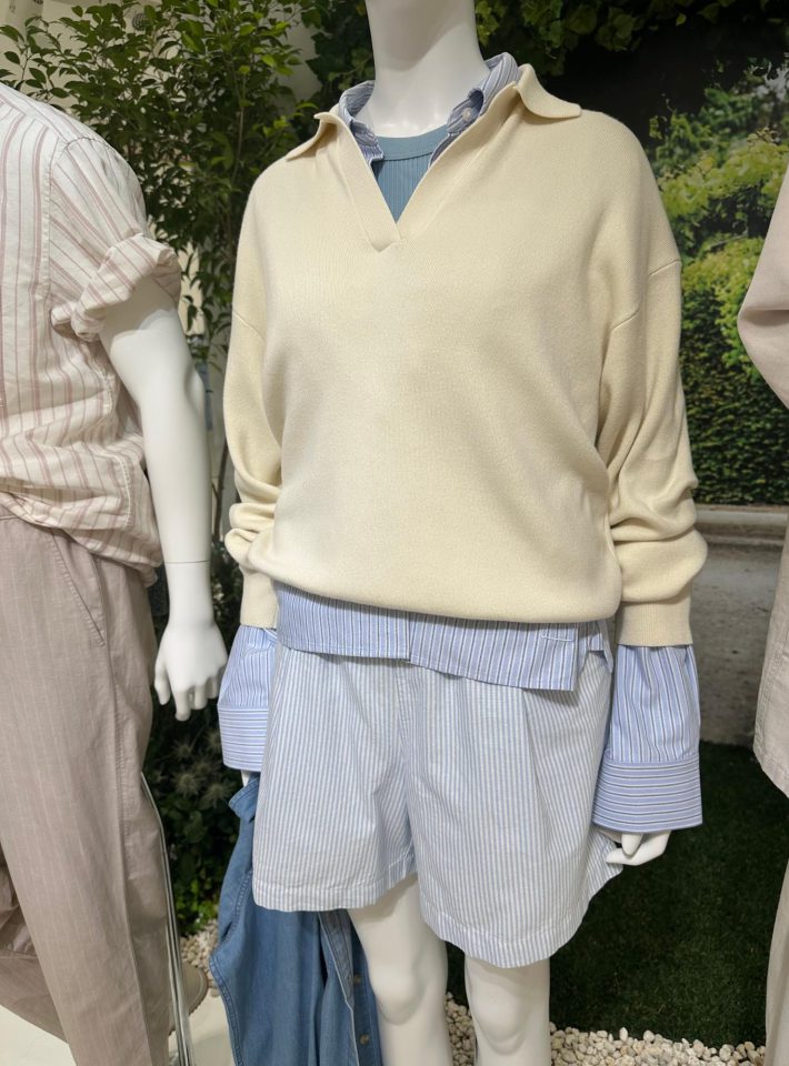 ユニクロ　オックスフォードシャツ　コーデ