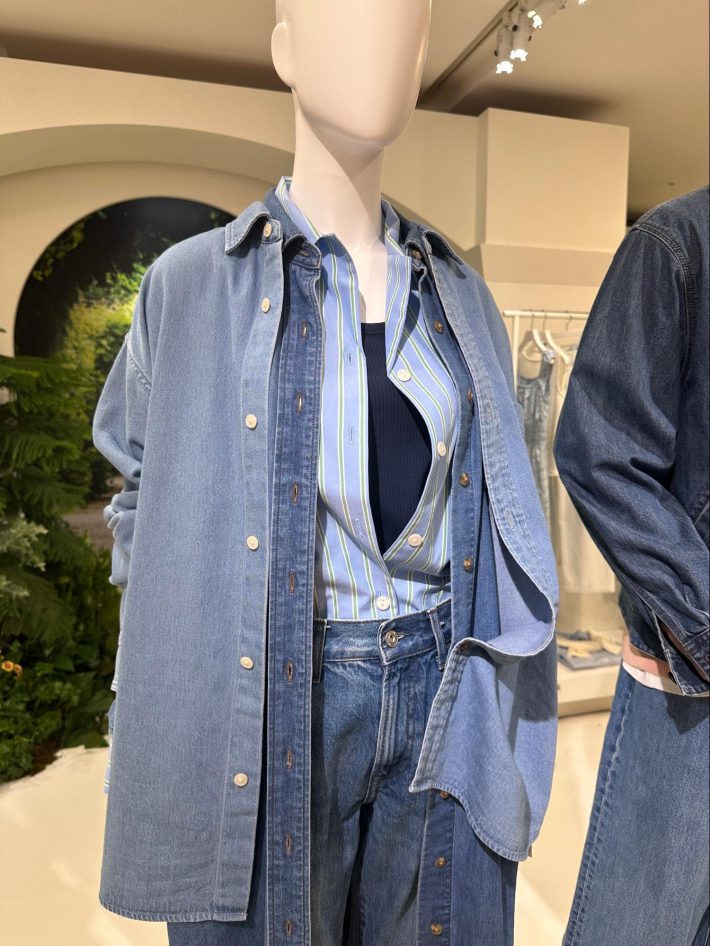 ユニクロ　パジャマ長袖　コーデ