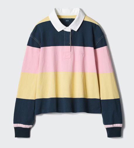 ユニクロ　ボクシーラガーポロシャツ