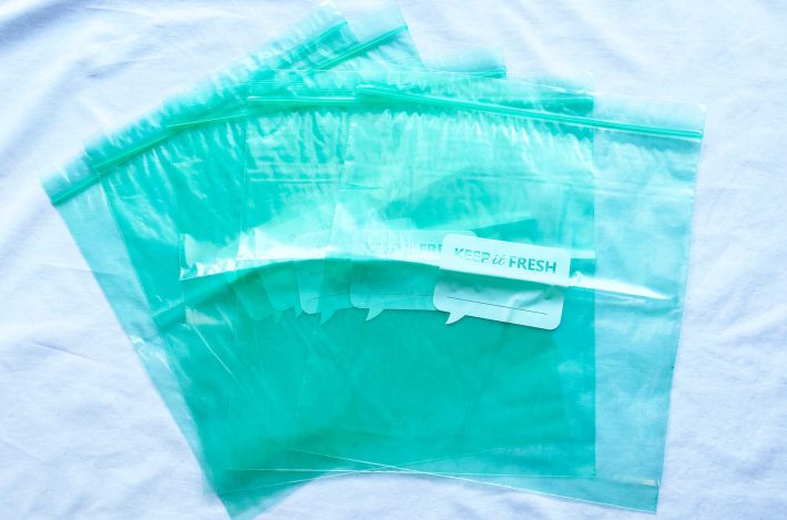 ダイソー「鮮度保持ストックバッグ」