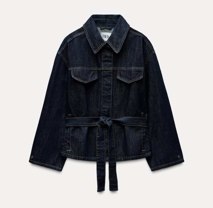 TRF ベルト デニムジャケット