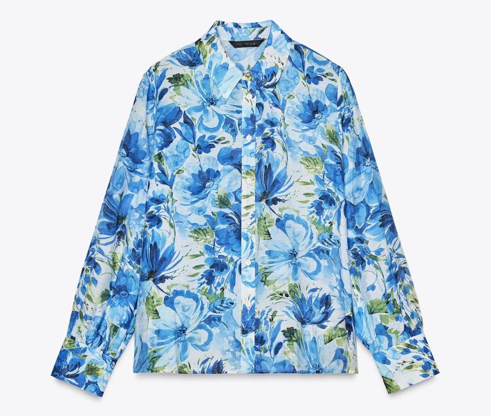フラワープリントシャツ（5990円　税込）