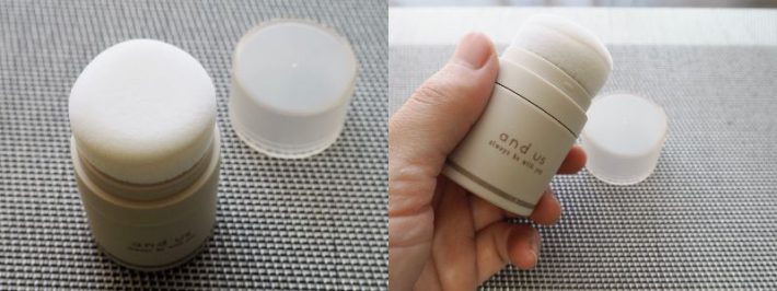 「【and　us】ヘアメイクパウダー」