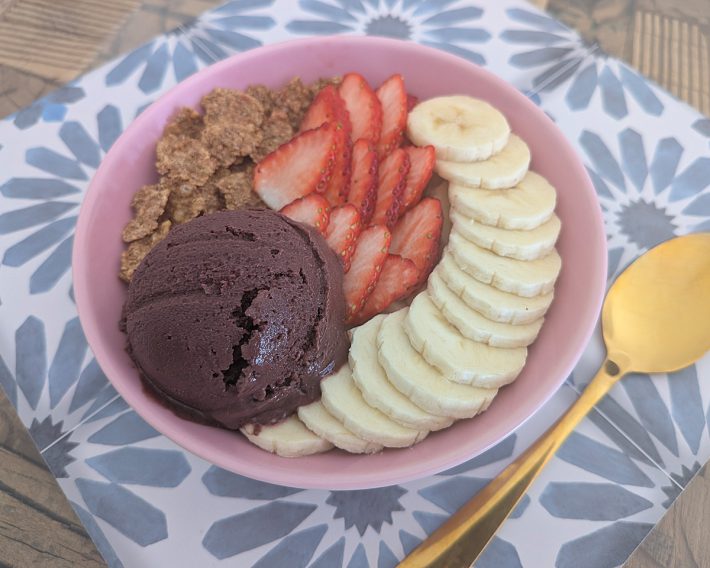 自作アサイーボウル