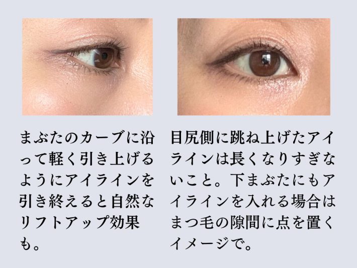 アイラインの引き方