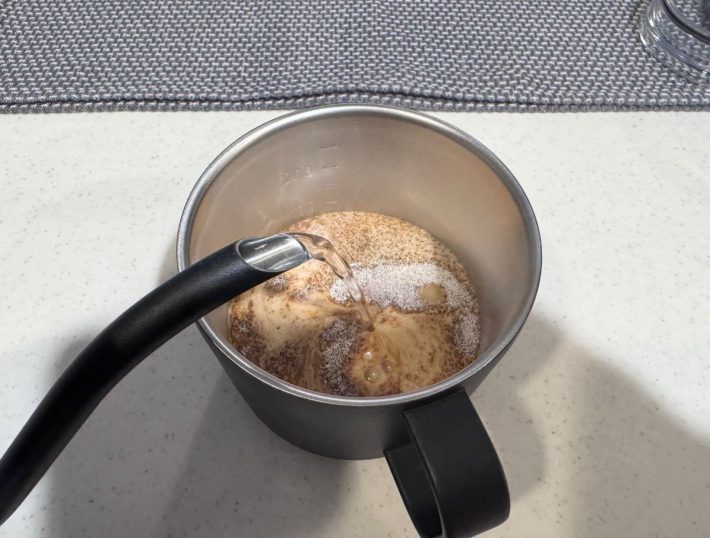 きっちりお湯の量を測ることができる