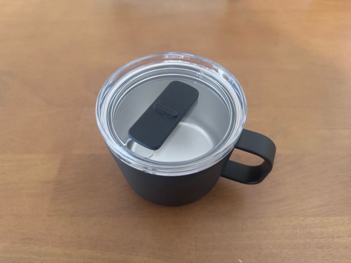 無印良品「目盛り付き　保温保冷　蓋付きマグカップ」