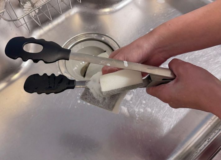 洗いやすさにこだわって柄を板材で仕上げてある