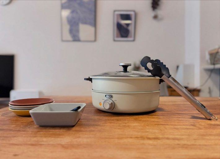 食卓でホットプレートや鍋を囲む時の取り分けにも重宝