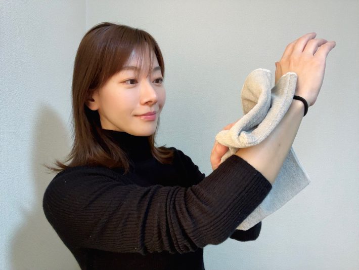 無印　のびのびターバンタオル