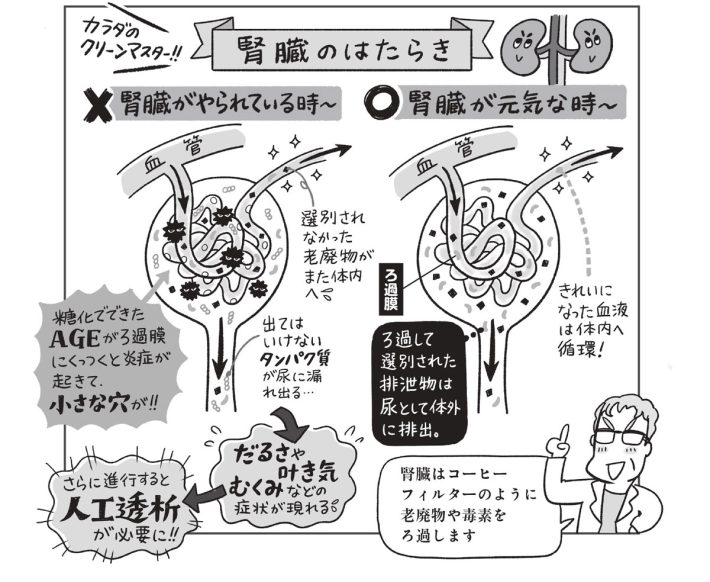 まんが　疲れの原因は糖が9割　健康診断ではみつからない不調の正体