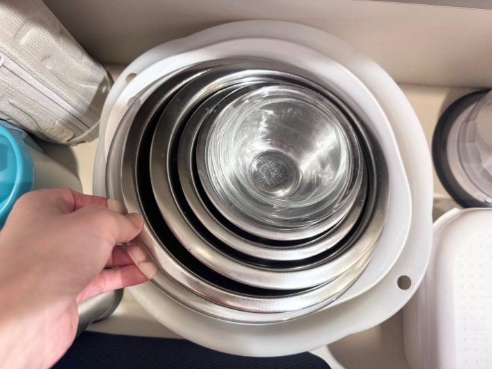 重ねすぎて取りづらいボウル類