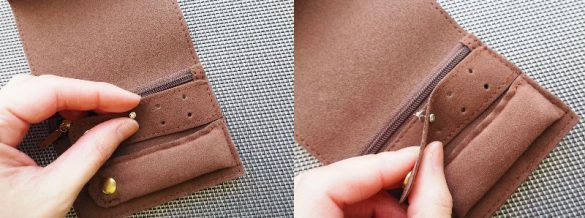 ダイソー　アクセサリーポーチ