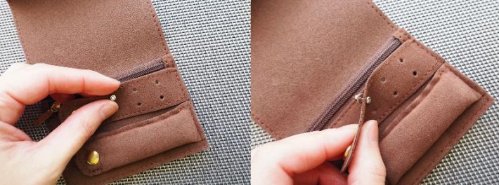 ダイソー　アクセサリーポーチ