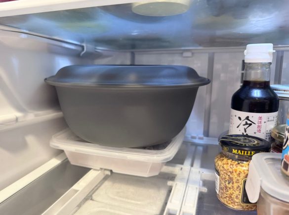 マーナ　トレー付きザルボウル 21cm