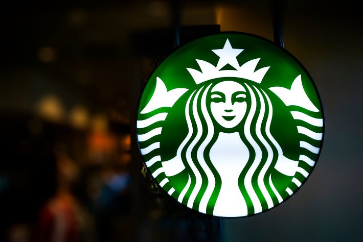スターバックスコーヒー 企業の看板 ロゴマーク