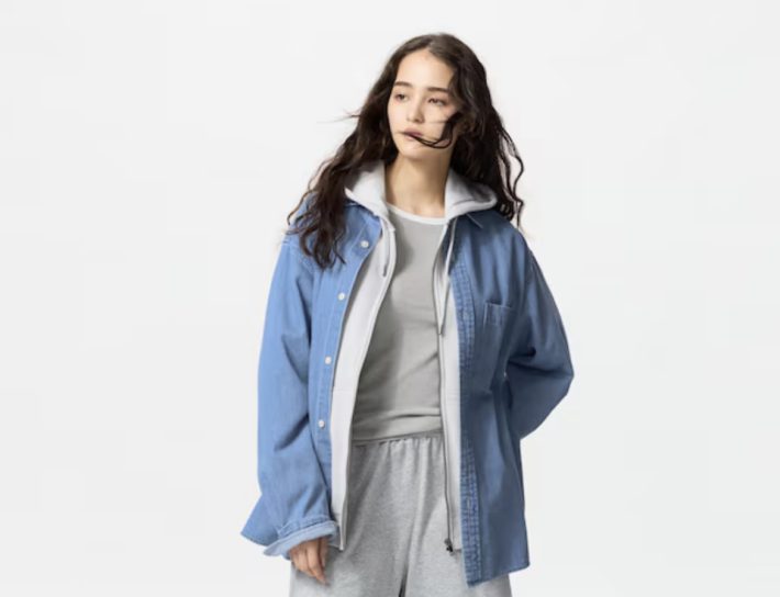 ユニクロ「デニムオーバーシャツ」