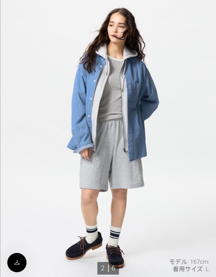デニムオーバーシャツ