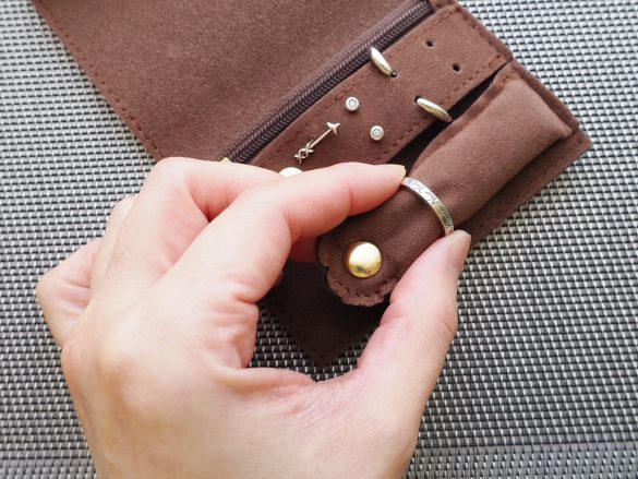 ダイソー　アクセサリーポーチ