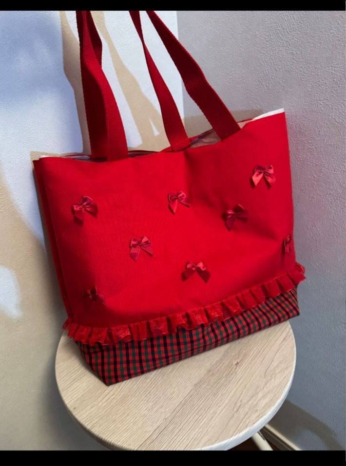 北川景子Xより、手作りのトートバッグ