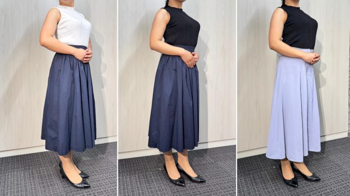 婚活OKコーデ、ダークカラー