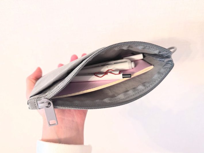 リンクルナイロン　マチ付きポーチ | 無印良品