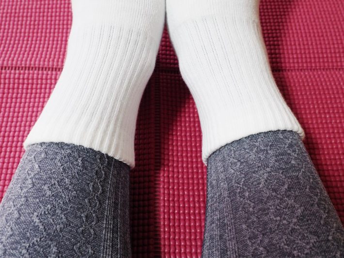 ユニクロ　「ソックス/3足組/リブパイル」