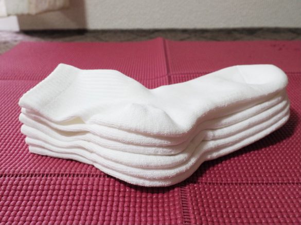 ユニクロ　「ソックス/3足組/リブパイル」