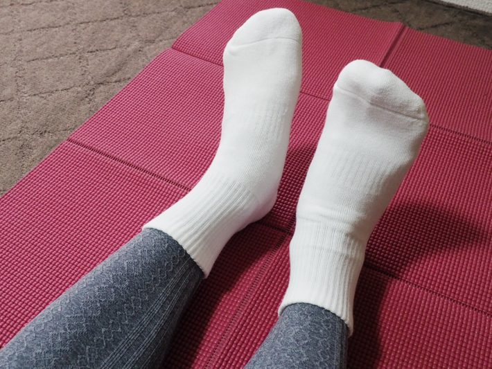 ユニクロ　「ソックス/3足組/リブパイル」
