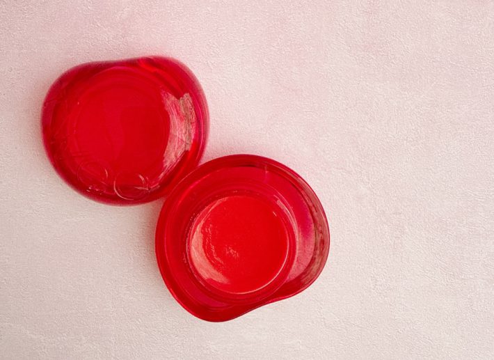 【おすすめアイテム】 ▶ fwee（フィー）リップアンドチーク グローイジェリーポット（honey peach)