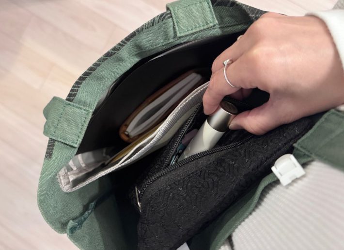 移動ポケットならバッグの中で見失ってしまうことがない