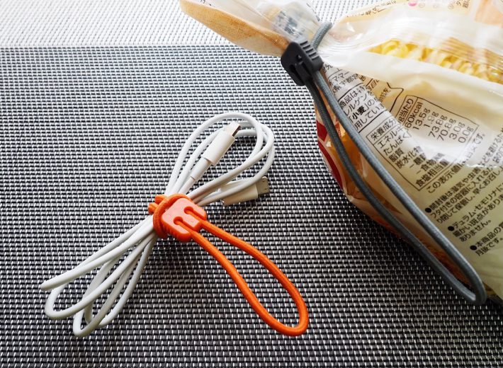 無印の人気商品「ロック付き結束ゴムバンド」