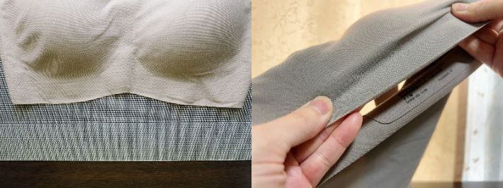 アンダー部分は、伸縮性抜群！