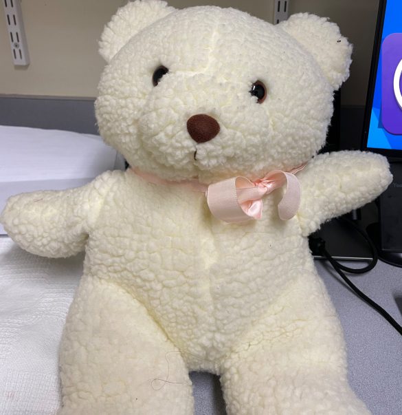 笑顔を取り戻したクマちゃん