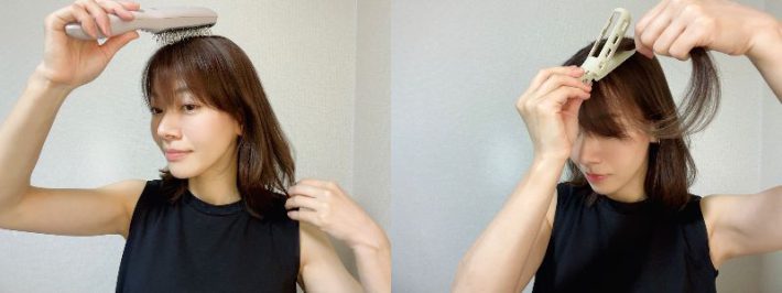 ボリュームアップヘアクリップ