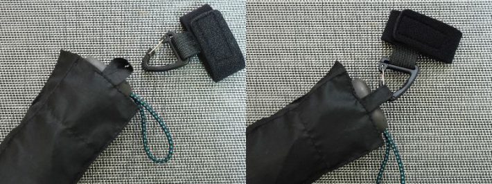 「リュックにプラス ベルトカラビナ」