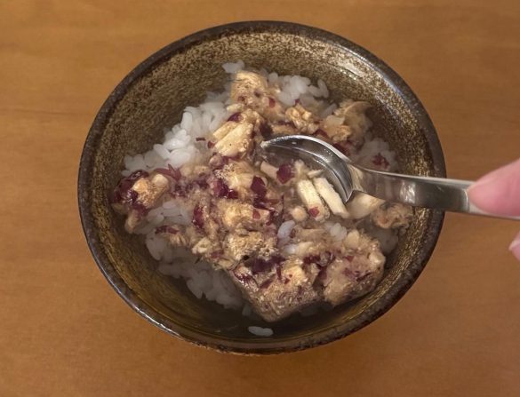 かき混ぜて約1分おいたら出来上がり